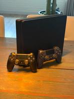 Playstation 4 + 2 controllers, 500 GB, Met 2 controllers, Ophalen of Verzenden, Zo goed als nieuw