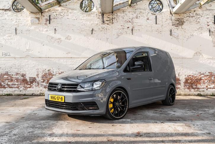 Volkswagen Caddy 2.0 | PURE GREY | PORSCHE | ABT | BTW, Auto's, Bestelauto's, Bedrijf, ABS, Airbags, Airconditioning, Alarm, Android Auto