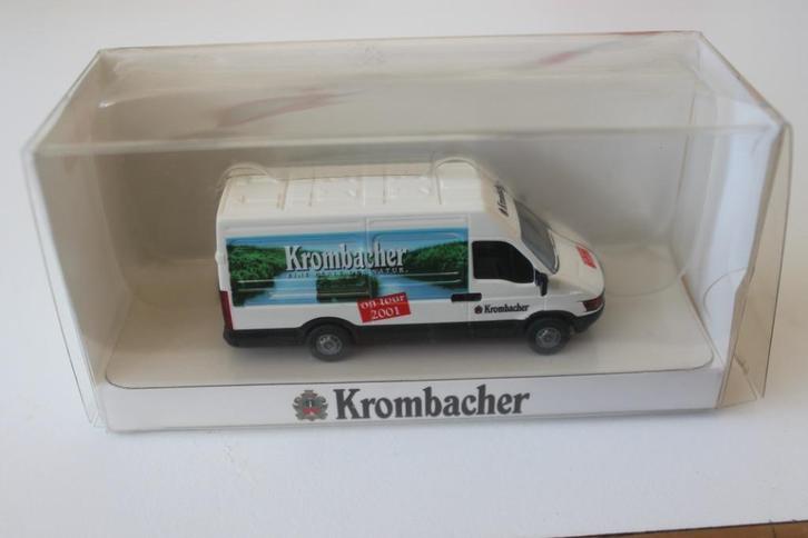 Wiking Iveco Daily "Krombacher", Hobby en Vrije tijd, Modelauto's | 1:87, Zo goed als nieuw, Bus of Vrachtwagen, Wiking, Ophalen of Verzenden