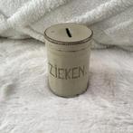 Oud blikje voor de zieken collectebusje, Verzamelen, Blikken, Ophalen of Verzenden, Gebruikt, Overige, Overige merken