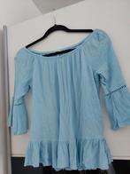 Licht blauwe offshoulder top maat 34 XS, Zo goed als nieuw, Maat 34 (XS) of kleiner, Koton, Verzenden