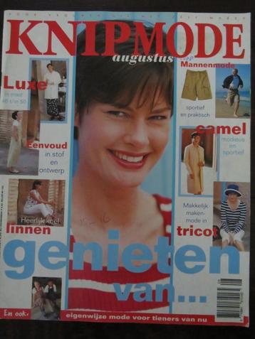 Knipmode augustus 1998 sportieve mannenmode beschikbaar voor biedingen