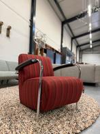 Nieuw Leolux Scylla fauteuils belluno Rood stof Design stoel
