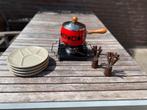 Vintage fondueset, Ophalen of Verzenden, Zo goed als nieuw, Overige materialen