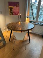 Houten eettafel Giga Meubel - Zeer goede staat!, Huis en Inrichting, Tafels | Eettafels, Ophalen, 100 tot 150 cm, Rond, Zo goed als nieuw