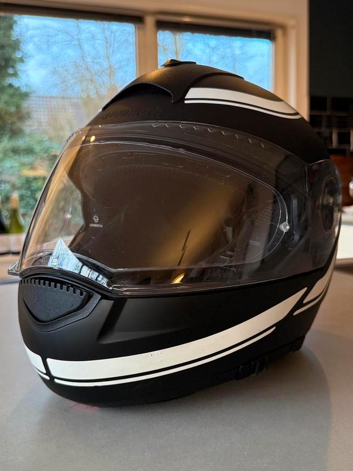 Schuberth C3 systeemhelm inclusief Sena SC10U, Motoren, Kleding | Motorhelmen, Heren, Systeemhelm, L, Overige merken, Tweedehands