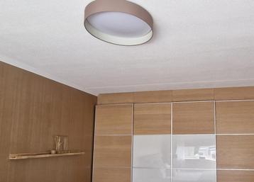 Plafondlamp led beige stof beschikbaar voor biedingen