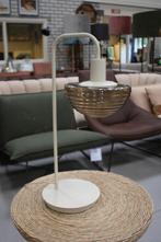Vloerlamp + tafellamp BAYLIE beige / bruin Light & Living, Ophalen, Zo goed als nieuw, Glas, 150 tot 200 cm