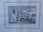 Gravure Het Huis te Brederode anno 1695 Rademaker, 18e eeuw, Antiek en Kunst, Kunst | Etsen en Gravures, Ophalen of Verzenden
