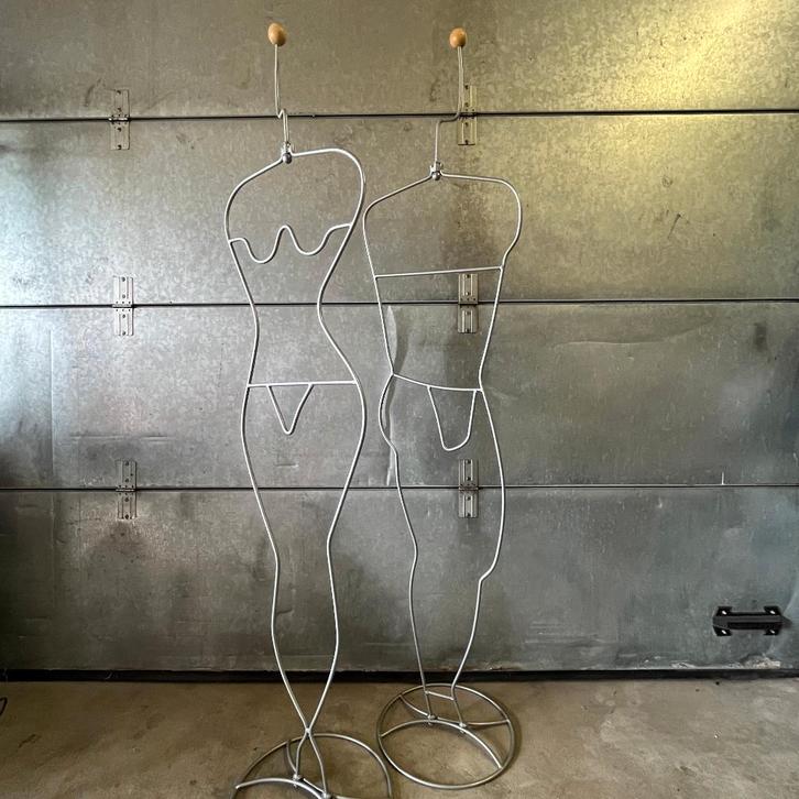 Set IKEA Häpen dressboy door Ehlen Johansson jaren 80, Huis en Inrichting, Woonaccessoires | Kapstokken, Zo goed als nieuw, Staande kapstok