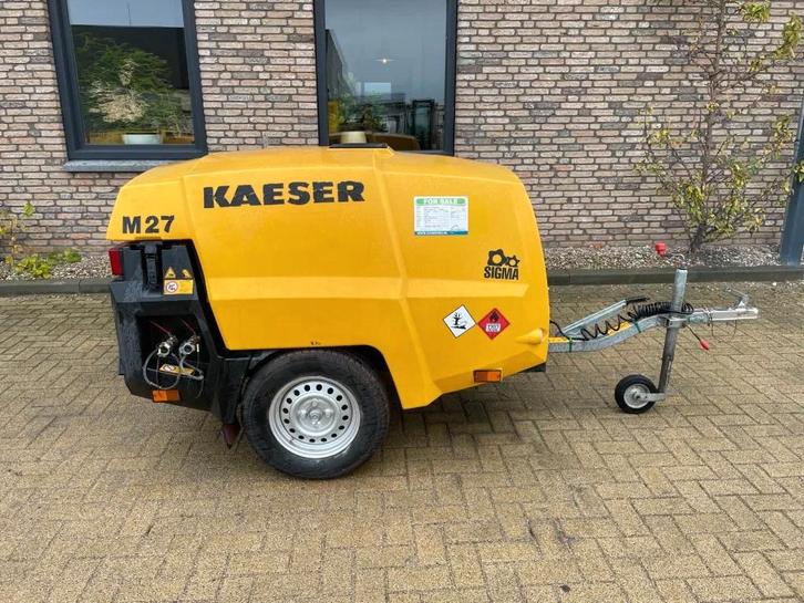 Kaeser M27 Kubota 2,7 m3 / min 7 Bar 18 kW Mobiele Silent Di, Zakelijke goederen, Machines en Bouw | Pompen en Compressoren, Ophalen of Verzenden