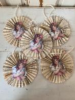 Ornamenten/kerst ornamenten 5x, Antiek en Kunst, Ophalen of Verzenden