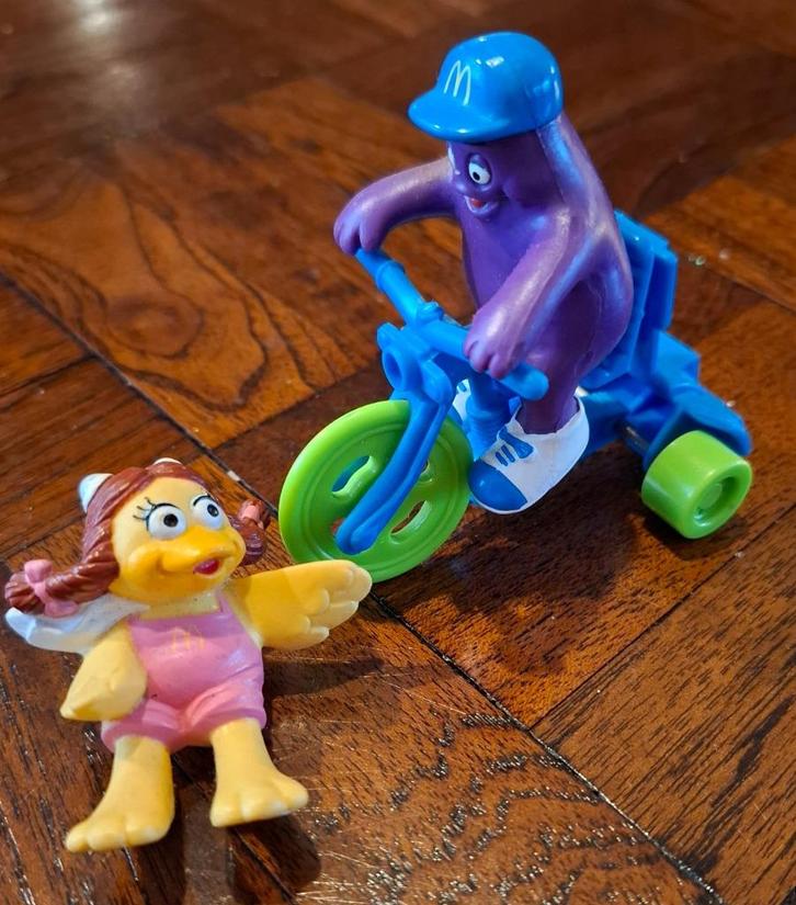 McDonalds McCharactors on Bikes 1990, Verzamelen, Poppetjes en Figuurtjes, Zo goed als nieuw, Ophalen of Verzenden