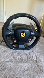 Ferrari gaming stuur met flippers, Spelcomputers en Games, Ophalen, Zo goed als nieuw, Stuurtje of Sportattribuut