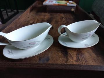 twee juskommen met vaste plaat Winterling vintage jaren 70 beschikbaar voor biedingen