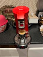 Rode Philips Senseo Koffiepadmachine, Gebruikt, Koffiemachine, Ophalen of Verzenden, 2 tot 4 kopjes