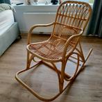 Rotan schommelstoel voor de babykamer, Ophalen, Bruin, Vintage, Riet of Rotan