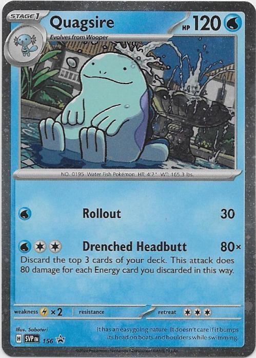 Pokemon Promo,  Quagsire [holo] svp156, Verzenden, Nieuw, Losse kaart