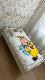 Leuke meegroeibed wit (meisjes)kamer., Ophalen, 70 tot 85 cm, Zo goed als nieuw, Lattenbodem