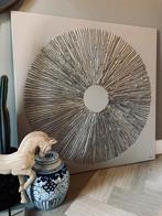 Japandi schilderij paneel organisch groot xxl goud taupe, Huis en Inrichting, LA, Ophalen of Verzenden, Zo goed als nieuw, X