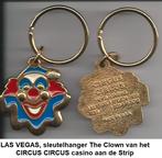 LAS VEGAS, metalen sleutelhanger, CLOWN CIRCUS CIRCUS, Ophalen of Verzenden, Nieuw