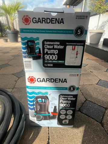 Gardena 9000 clear water dompelpomp inclusief slang beschikbaar voor biedingen