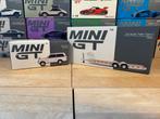 Mini GT 658 & AC21 Range Rover Davos White + Trailer White, Ophalen of Verzenden, Nieuw, Auto