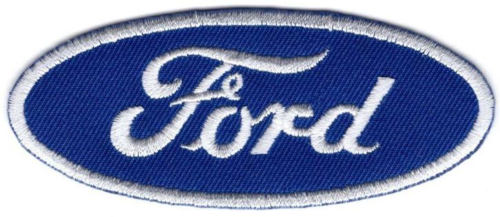 Ford stoffen opstrijk patch embleem #4, Verzamelen, Automerken, Motoren en Formule 1, Nieuw, Auto's, Ophalen of Verzenden