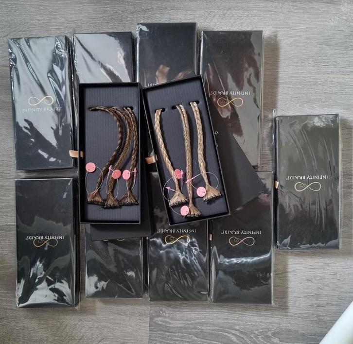 Infinity braidies, Sieraden, Tassen en Uiterlijk, Uiterlijk | Haarverzorging, Nieuw, Haarspeld, Ophalen of Verzenden