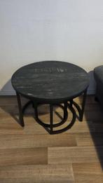 Salontafel set van 3, Huis en Inrichting, Tafels | Salontafels, Ophalen, 50 tot 100 cm, 50 tot 75 cm, Rond