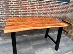 mango houten bartafel, Huis en Inrichting, Ophalen, 100 tot 150 cm, 50 tot 100 cm, Zo goed als nieuw