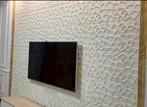 Witte Muurstikers 100 stuks texturen design OP IS OP!!, Ophalen, Zo goed als nieuw, Vrijstaande haard, Elektrische haard