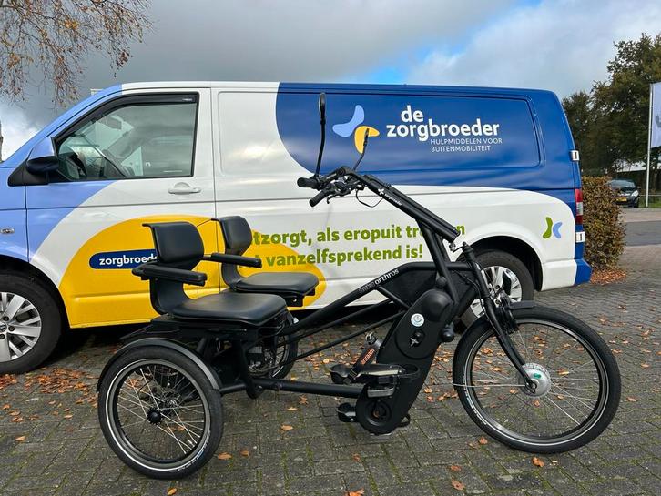 Duofiets | Huka Orthros | Upgrade accu | Elek. onderst., Fietsen en Brommers, Fietsen | Driewielfietsen, Zo goed als nieuw, Ophalen of Verzenden