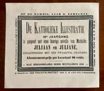 Intekening voor DE KATHOLIEKE ILLUSTRATIE 12e jaargang 1879, Ophalen of Verzenden