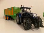 Siku New Holland blue power met Joskin silagewagen, Verzenden, Zo goed als nieuw, Tractor of Landbouw, SIKU