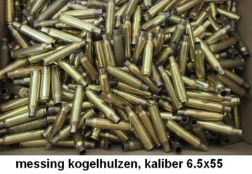messing kogelhulzen, ongevaarlijk kaliber 6.5x55, 50x € 6 beschikbaar voor biedingen