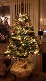 Intratuin kwaliteits kunstkerstboom 155cm incl.versiering, Diversen, Kerst, Ophalen of Verzenden, Zo goed als nieuw