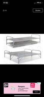 Avek Duet Dubbel Divanbed - Logeerbed, Ophalen, 90 cm, Wit, Tweepersoons