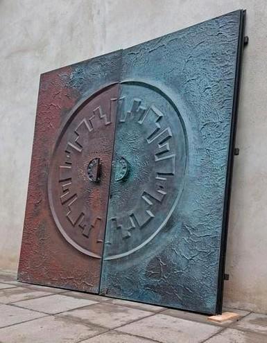 Brutalist brutalism mid century  deur vintage retro, Doe-het-zelf en Verbouw, Deuren en Horren, Gebruikt, Binnendeur, 215 cm of meer