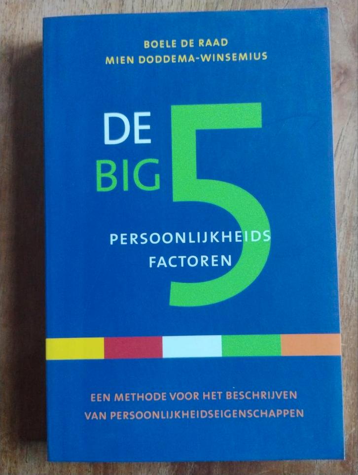 De Big Five - Persoonlijkheidsfactoren, Boeken, Psychologie, Zo goed als nieuw, Persoonlijkheidsleer, Ophalen of Verzenden
