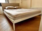 IKEA KLEPPSTAD bedombouw + lattenbodem+matras, Huis en Inrichting, Ophalen, Wit, Tweepersoons, 140 cm