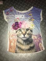 Cool Cat feestelijk t-shirt top Dance all night Kitten 134, Nieuw, Meisje, Ophalen of Verzenden, Shirt of Longsleeve