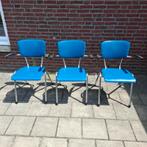 3x vintage gispen buisstoel chroom retro, Huis en Inrichting, Ophalen, Zo goed als nieuw