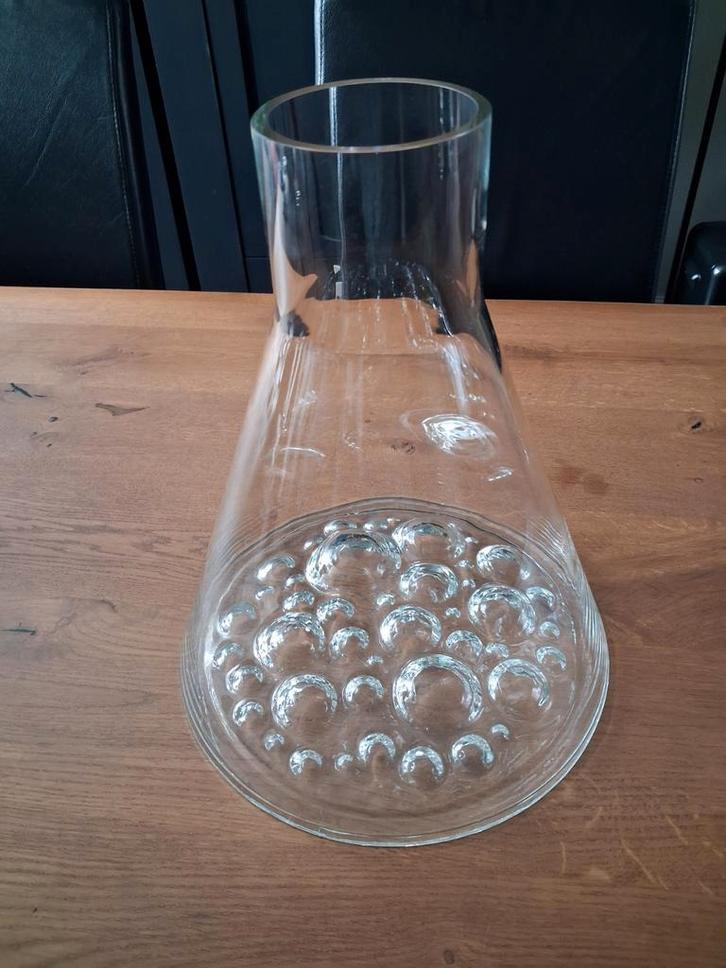 1980's Oversized Erlenmeyer  bubble bottom flask, Antiek en Kunst, Kunst | Designobjecten, Ophalen of Verzenden