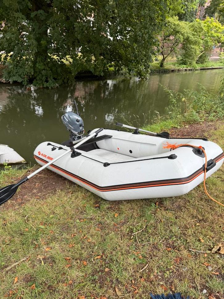 Kolibri KM-300A rubberboot met Airdeck, Watersport en Boten, Bootonderdelen, Zo goed als nieuw, Motor en Techniek, Motorboot, Ophalen of Verzenden