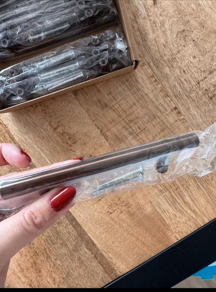 Deurgrepen 10 x bronskleurig metaal rvs, Doe-het-zelf en Verbouw, Overige Doe-het-zelf en Verbouw, Nieuw, Ophalen of Verzenden