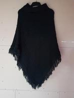 Poncho zwart one size, Verzenden, Zo goed als nieuw, Zwart