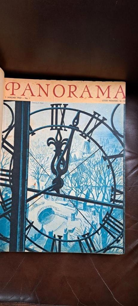 Panorama 1942. Volledige jaargang in één band ingebonden., Boeken, Ophalen of Verzenden, Gelezen, Overige typen