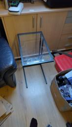 laptop tafel glas, Huis en Inrichting, Tafels | Bijzettafels, Ophalen, Gebruikt, 55 tot 75 cm, Glas