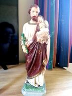 Mooi antiek Jozefbeeld 32 cm., Antiek en Kunst, Antiek | Religie, Verzenden